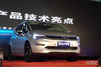 续航500km采用换电模式 国金汽车首款纯电动MPV GM3静态体验